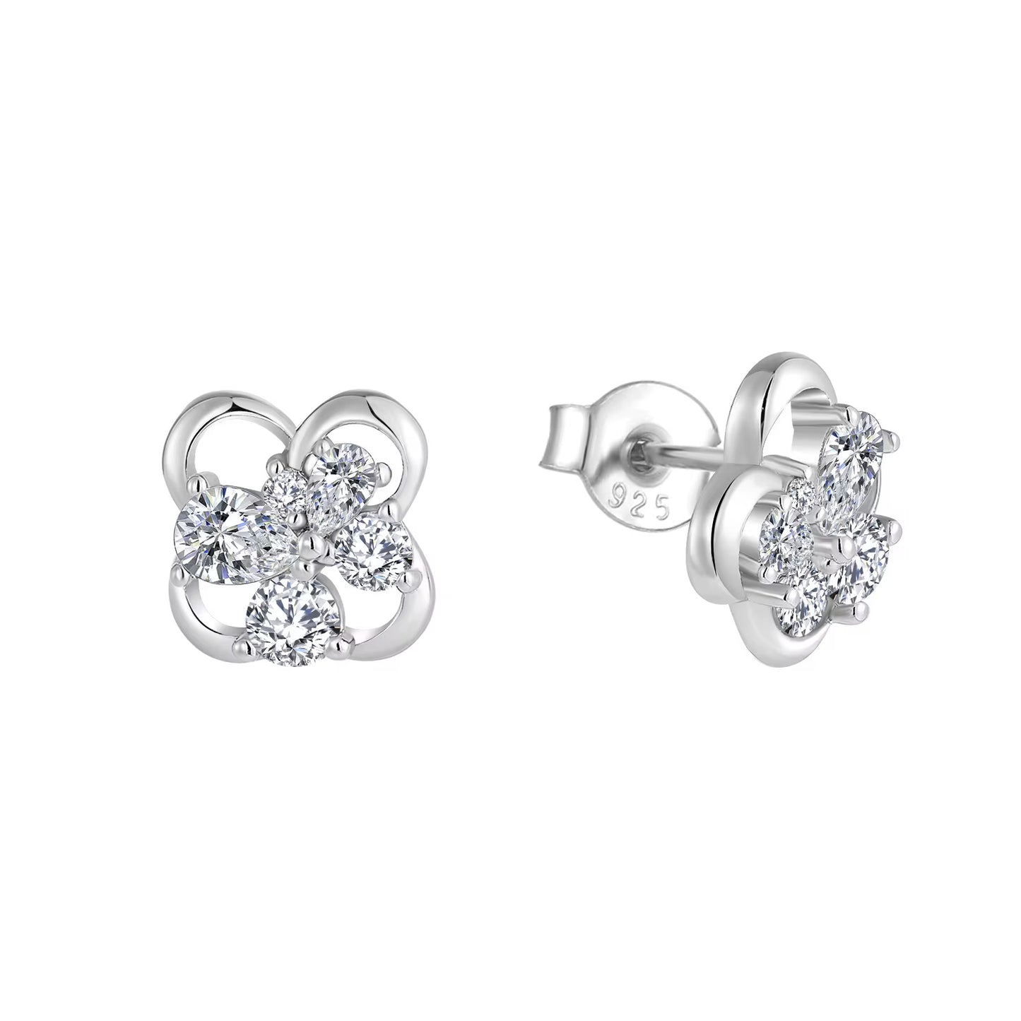 Taj Little Luxe Bloom Earrings Sterling Silver