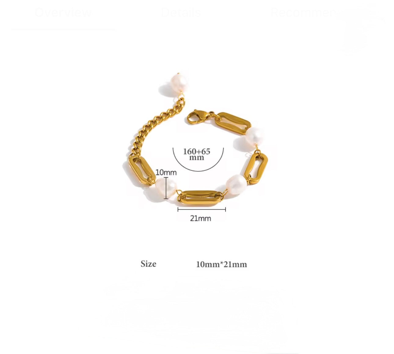 Sierra Bracelet Waterproof Non-Tarnish and Hypoallergenic