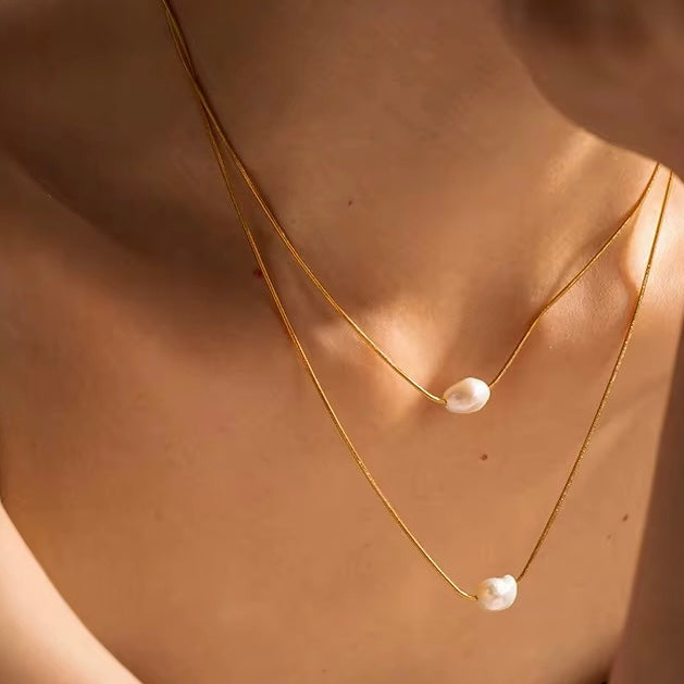 Shella Necklace Waterproof Non-Tarnish and Hypoallergenic