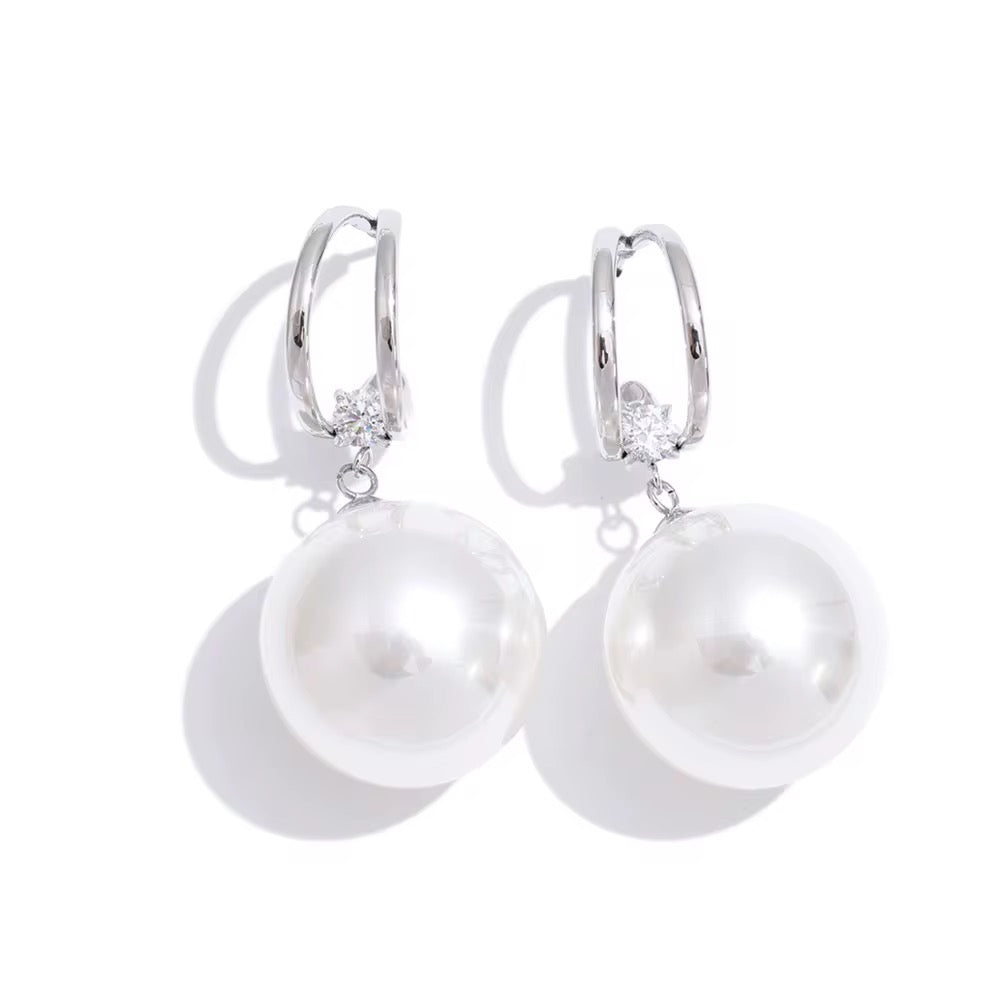 Boucles d'oreilles clous Aliyah imperméables, anti-ternissement et hypoallergéniques