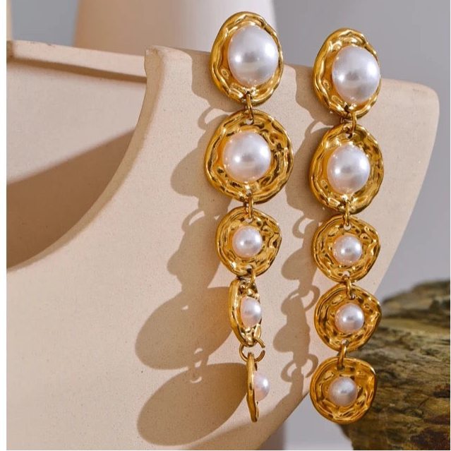 Vera Drop Earrings Waterproof Non-Tarnish and Hypoallergenic