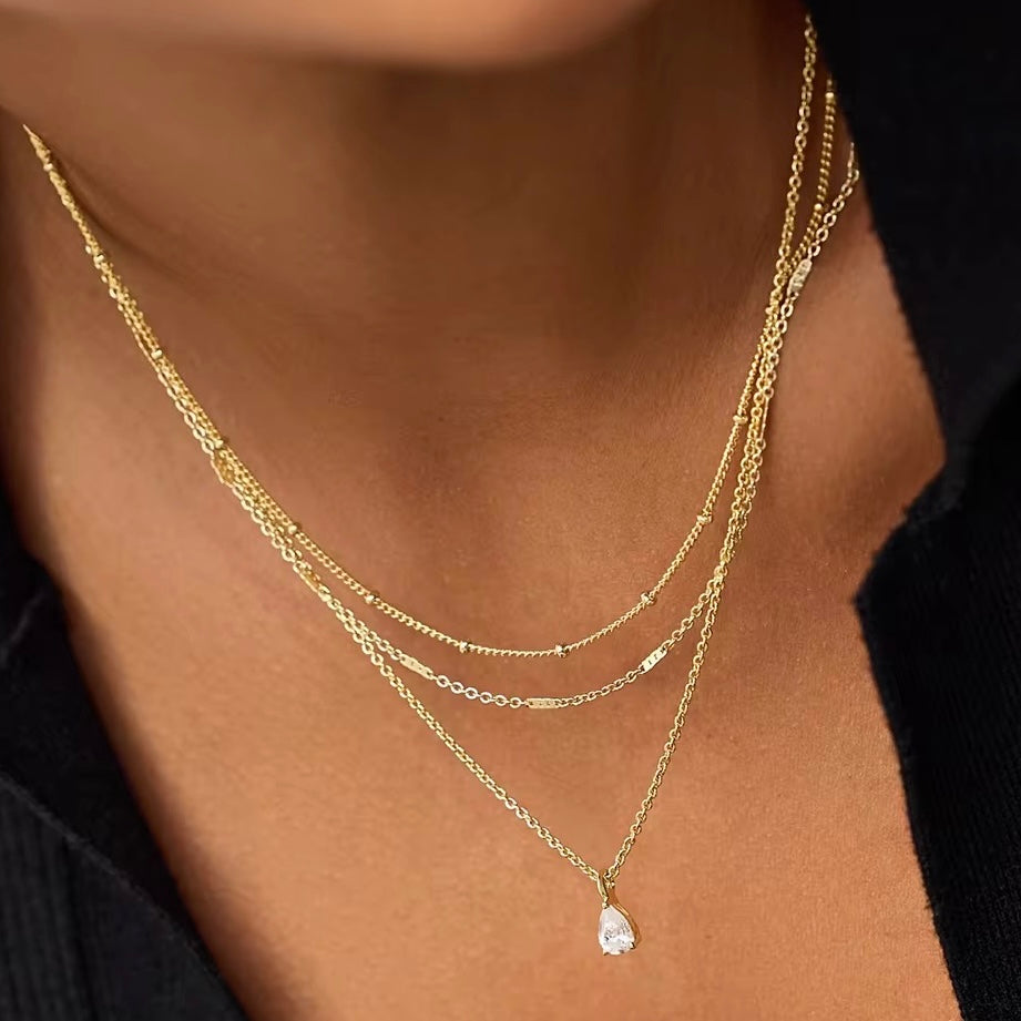 Stephanie Necklace Waterproof Non-Tarnish and Hypoallergenic