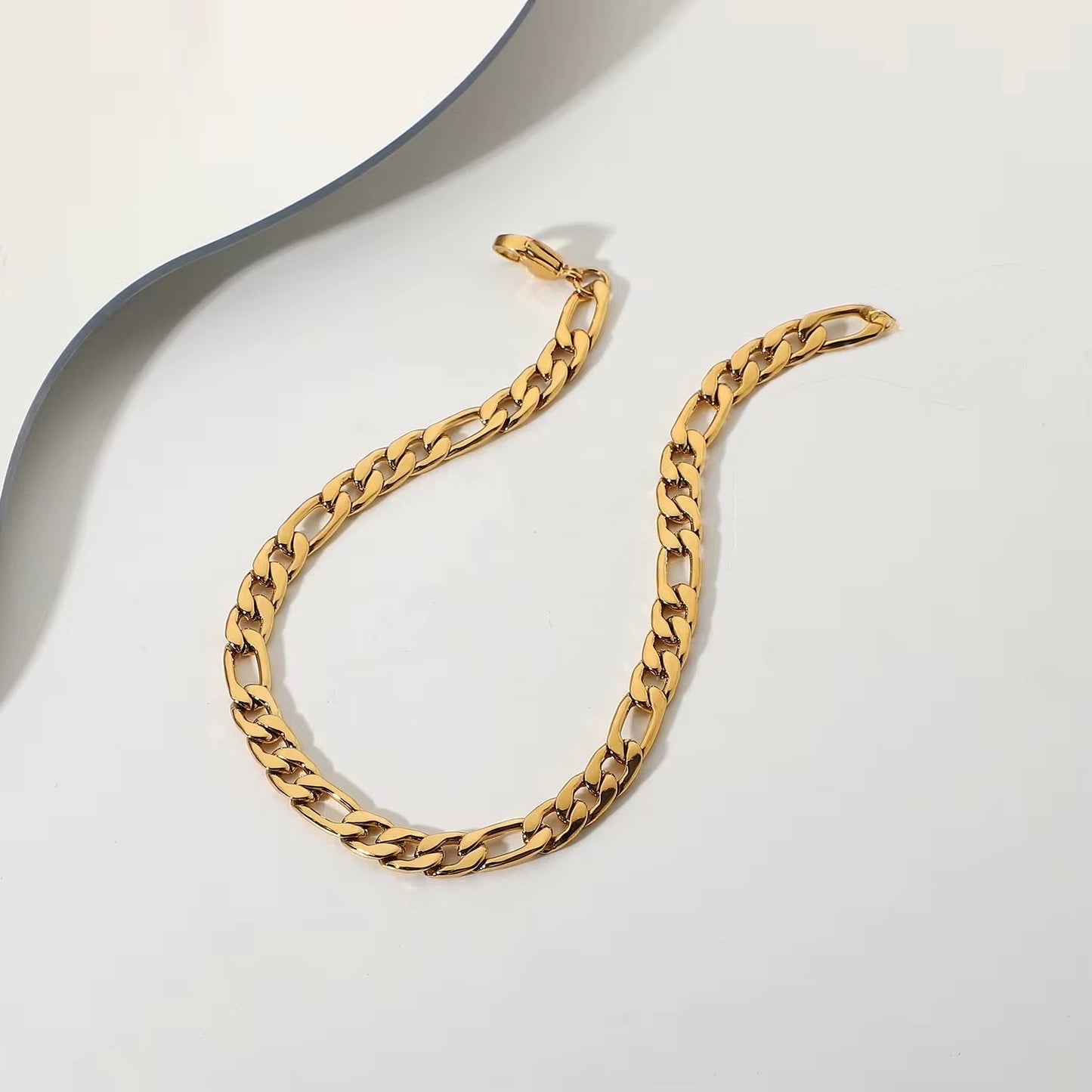 Summer Miami Figaro Chain Anklet Bracelet