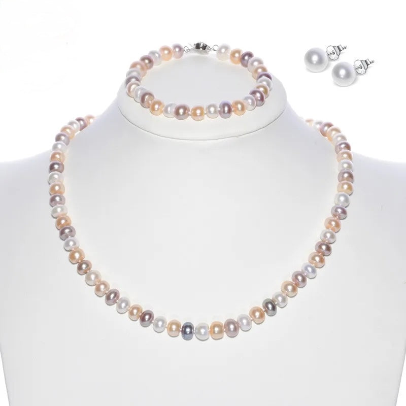 Charlotte Heirloom Pearl Set Freshwater Pearls & Fine Sterling