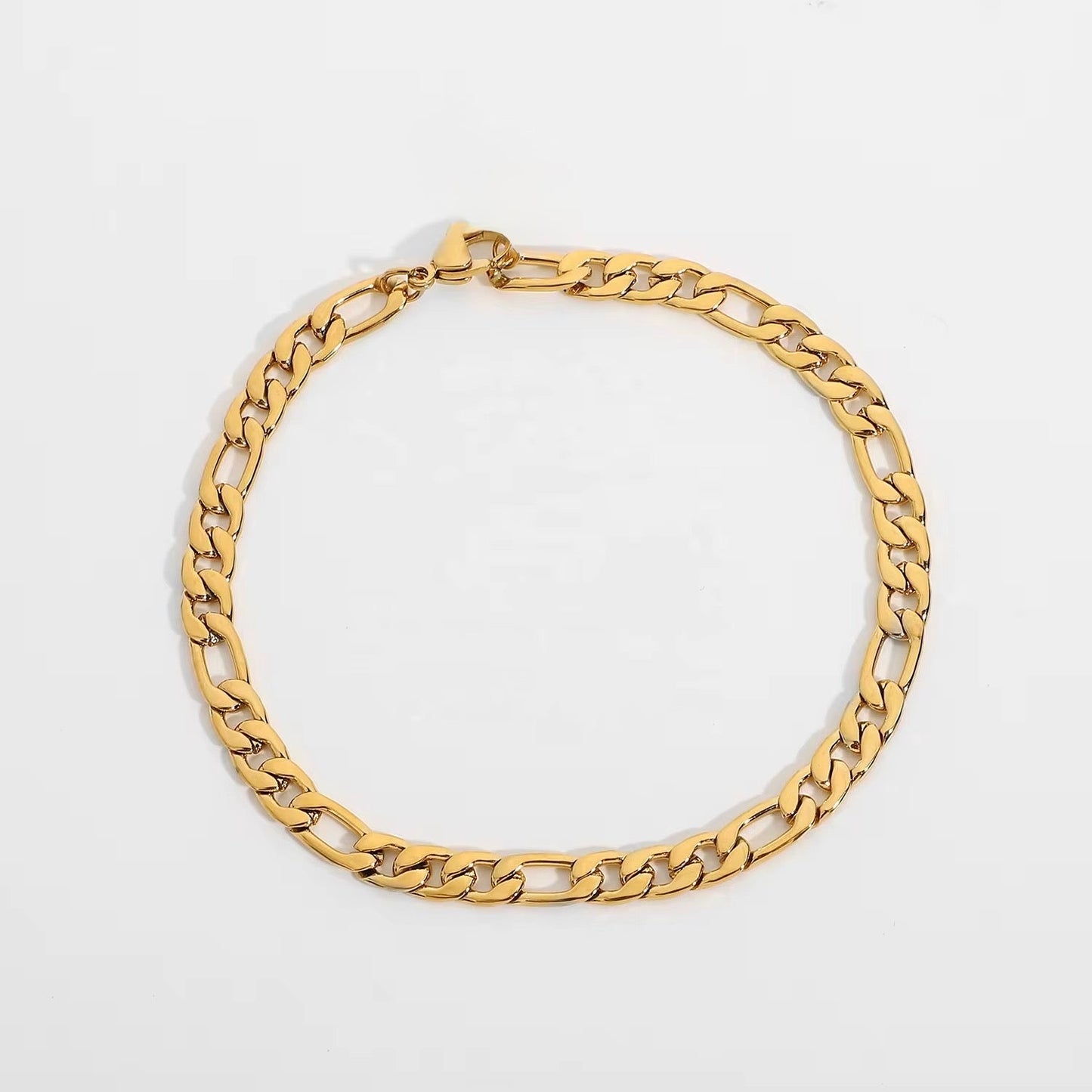 Summer Miami Figaro Chain Anklet Bracelet