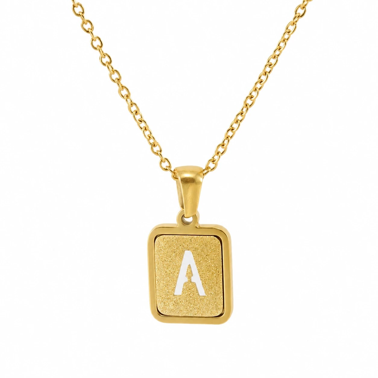 Ziv Initial Pendant Necklace thumbnail 1