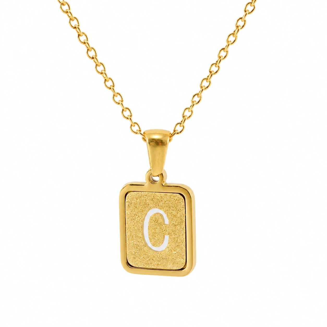 Ziv Initial Pendant Necklace thumbnail 4
