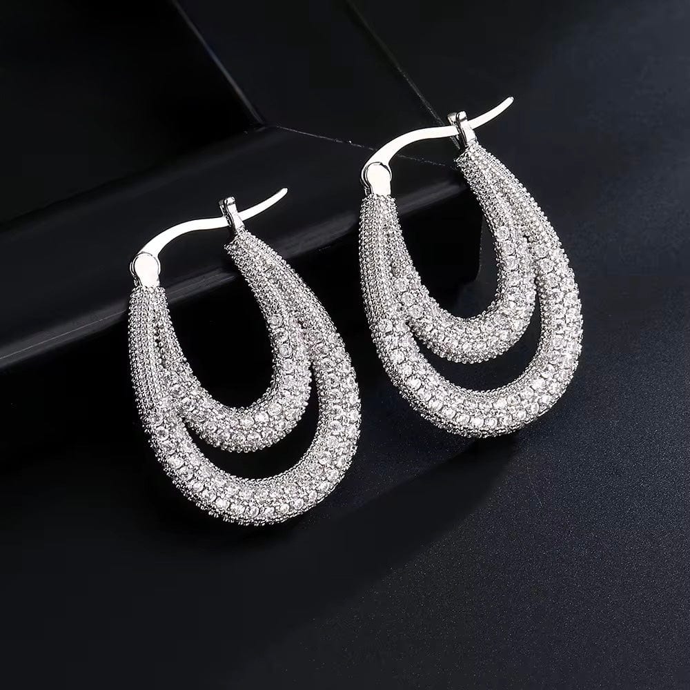 Kyra Effortless Shine Hoop Earrings for Everyday Styled thumbnail 2
