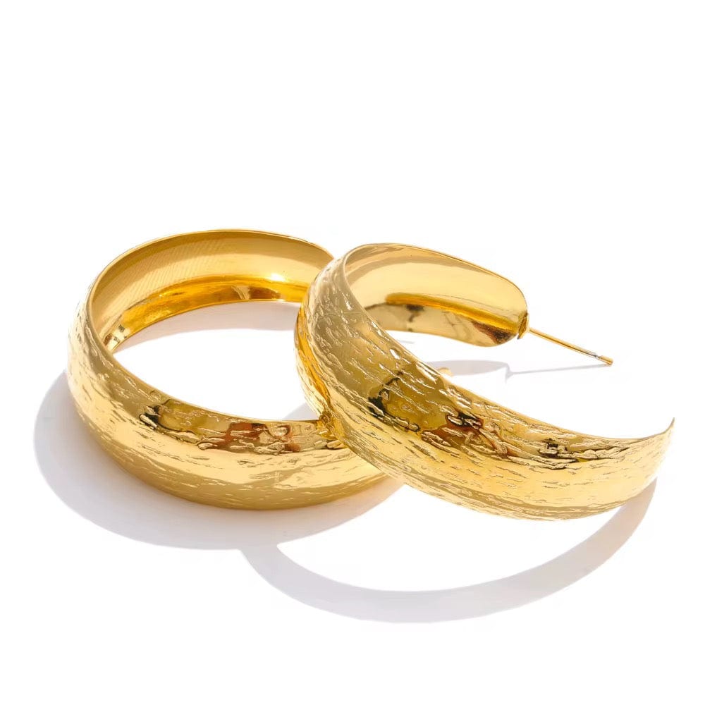 Roma Hoop Earrings Waterproof Non-Tarnish and Hypoallergenic thumbnail 1