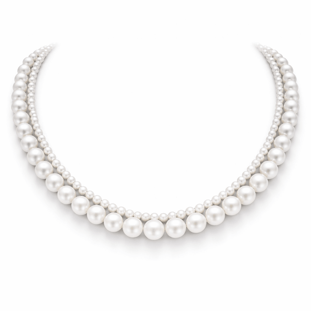 Chanelle Radiance Freshwater Pearl Necklace in Sterling Silver - Image 1