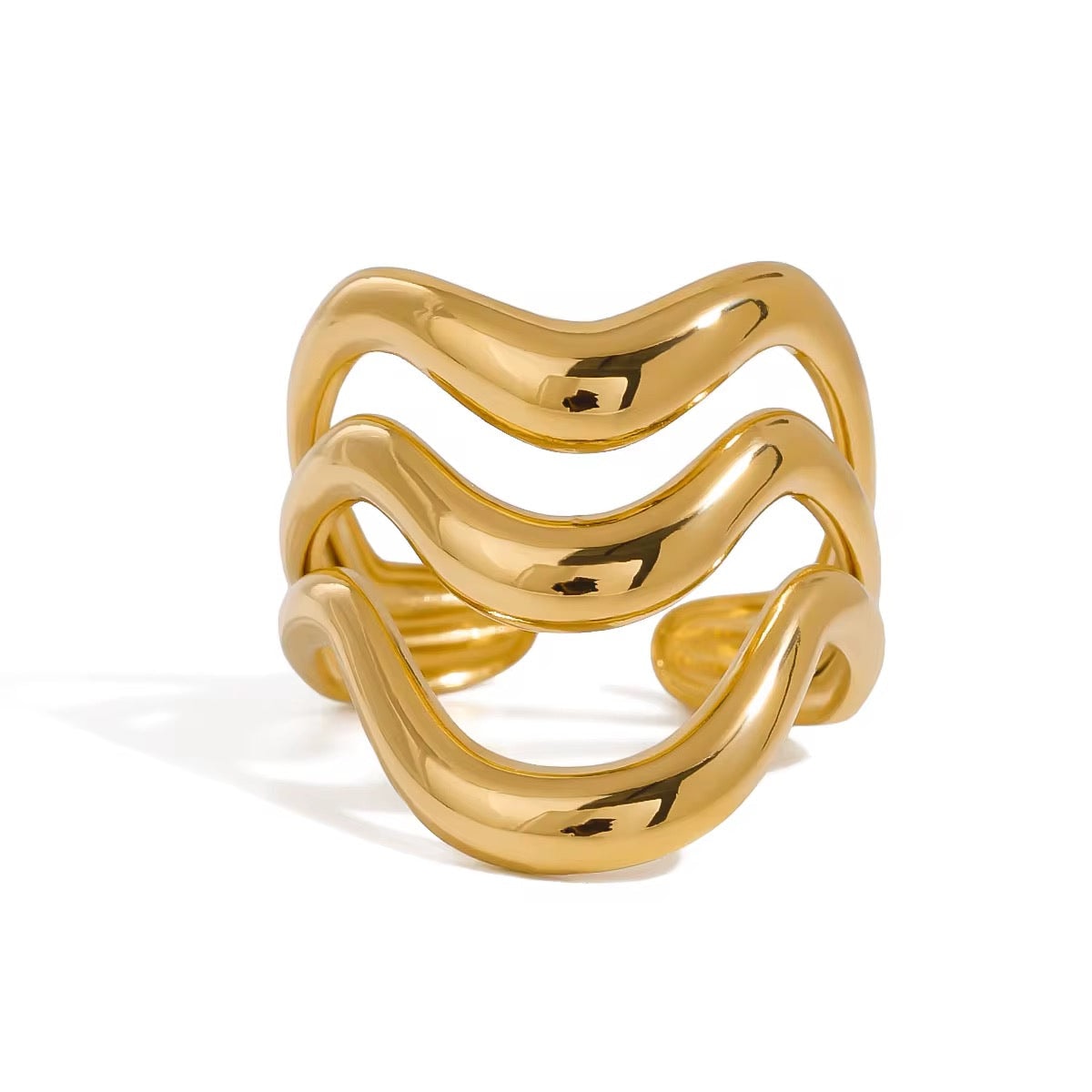 The Lenah Open Ring  Resizable - Image 1