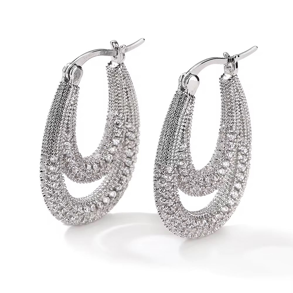 Kyra Effortless Shine Hoop Earrings for Everyday Styled - Image 1