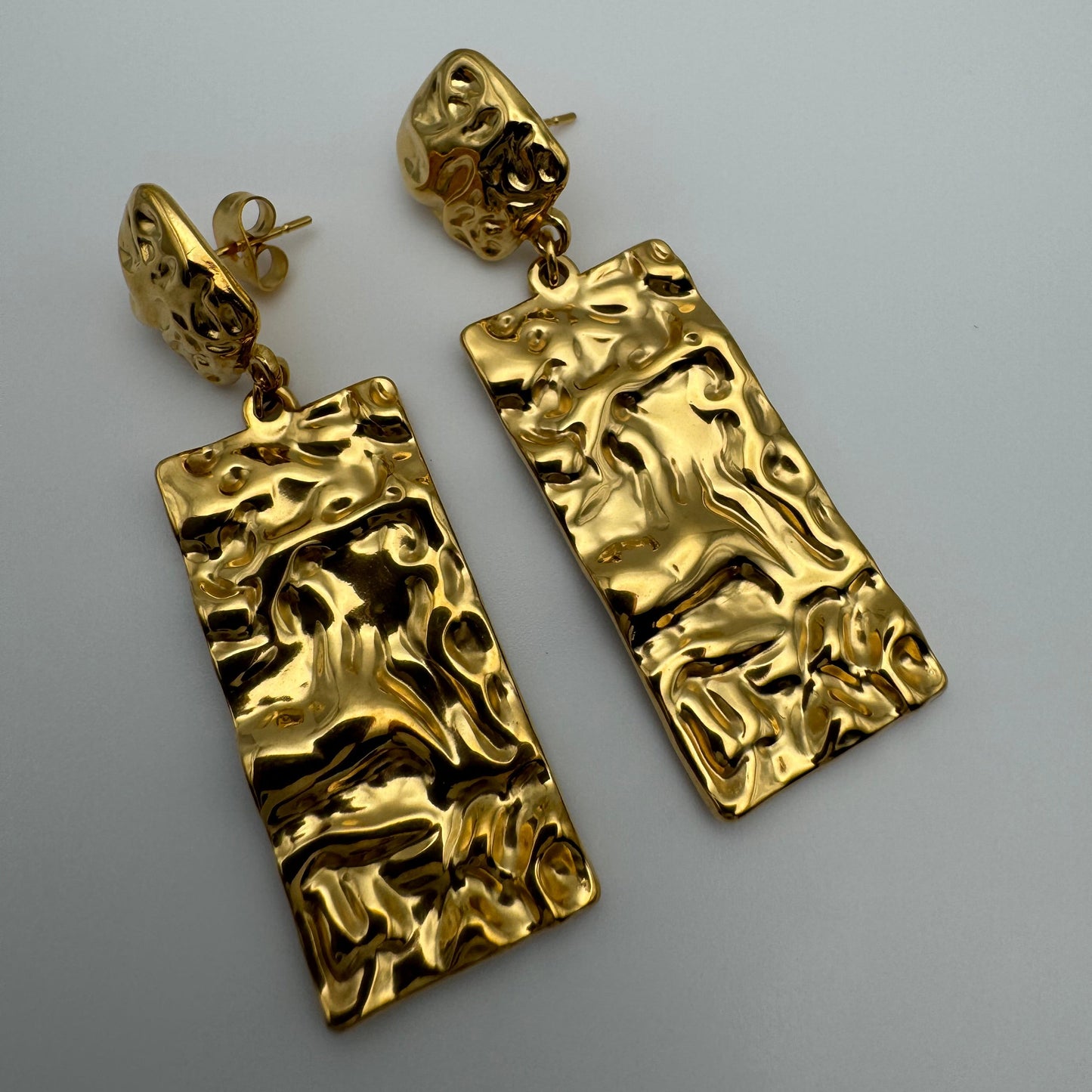 Angie Non-Tarnish Gold Drop Earrings