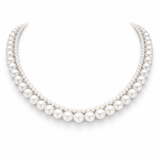 Chanelle Radiance Freshwater Pearl Necklace in Sterling Silver