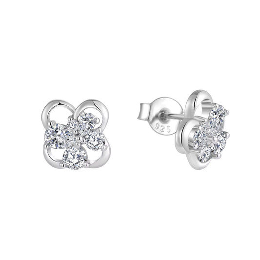 Taj Little Luxe Bloom Earrings  Sterling Silver