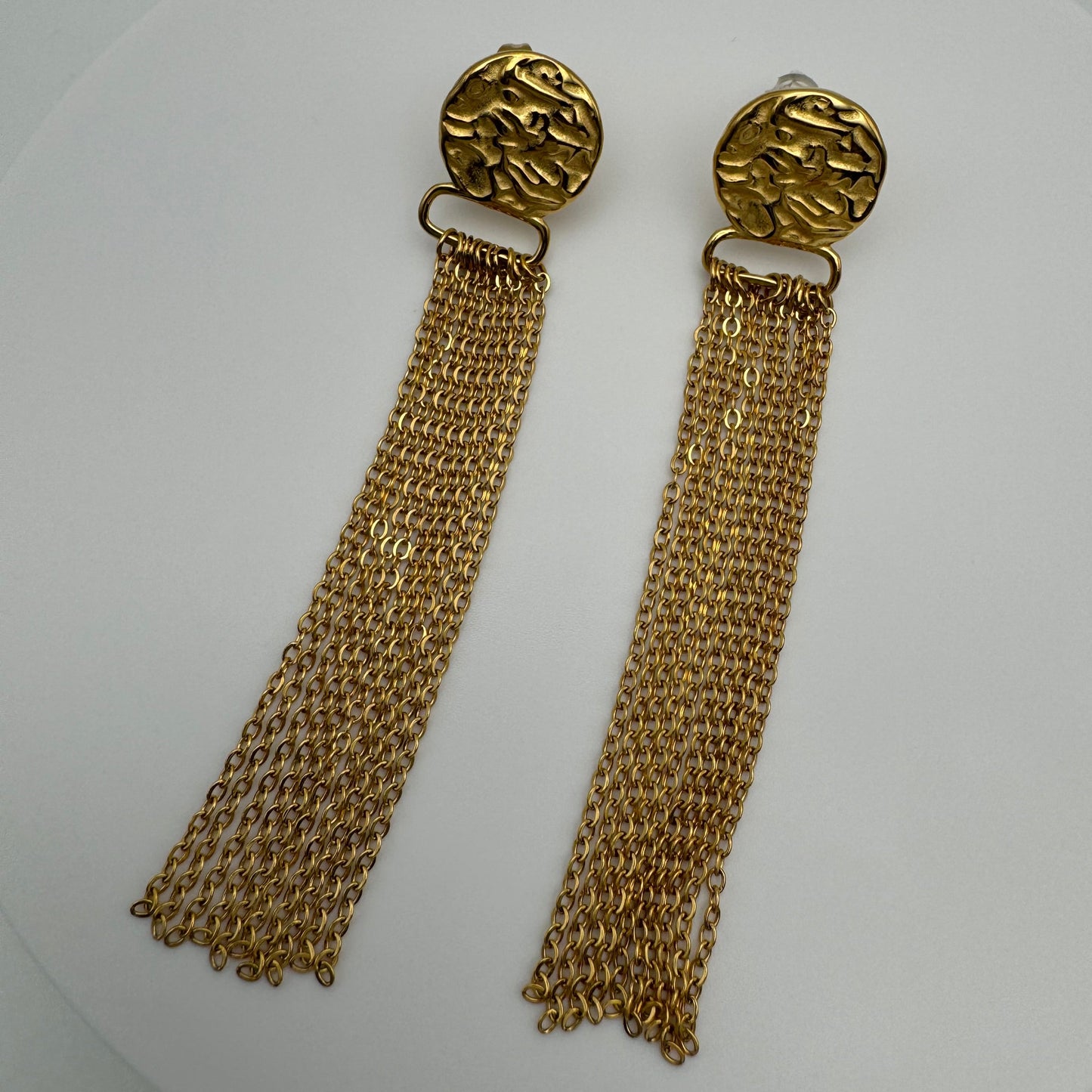 Scarlet Non-Tarnish Gold Drop Earrings