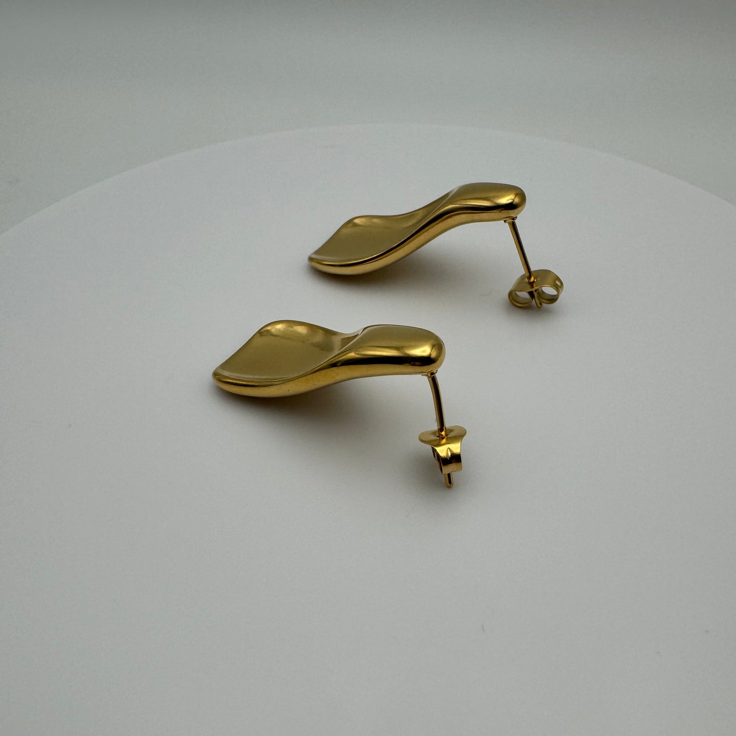 Maria Non-Tarnish Gold Drop Earrings