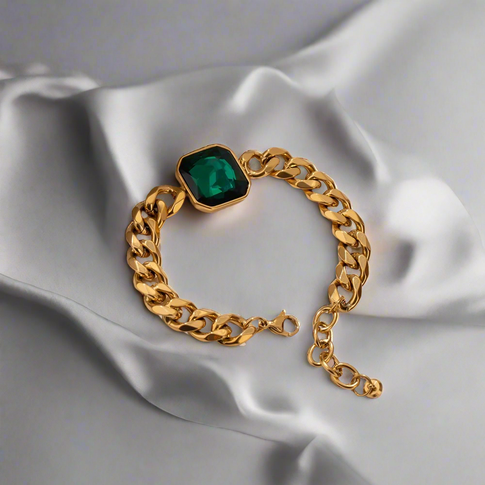 Brittany Non-Tarnish Gold Bracelet