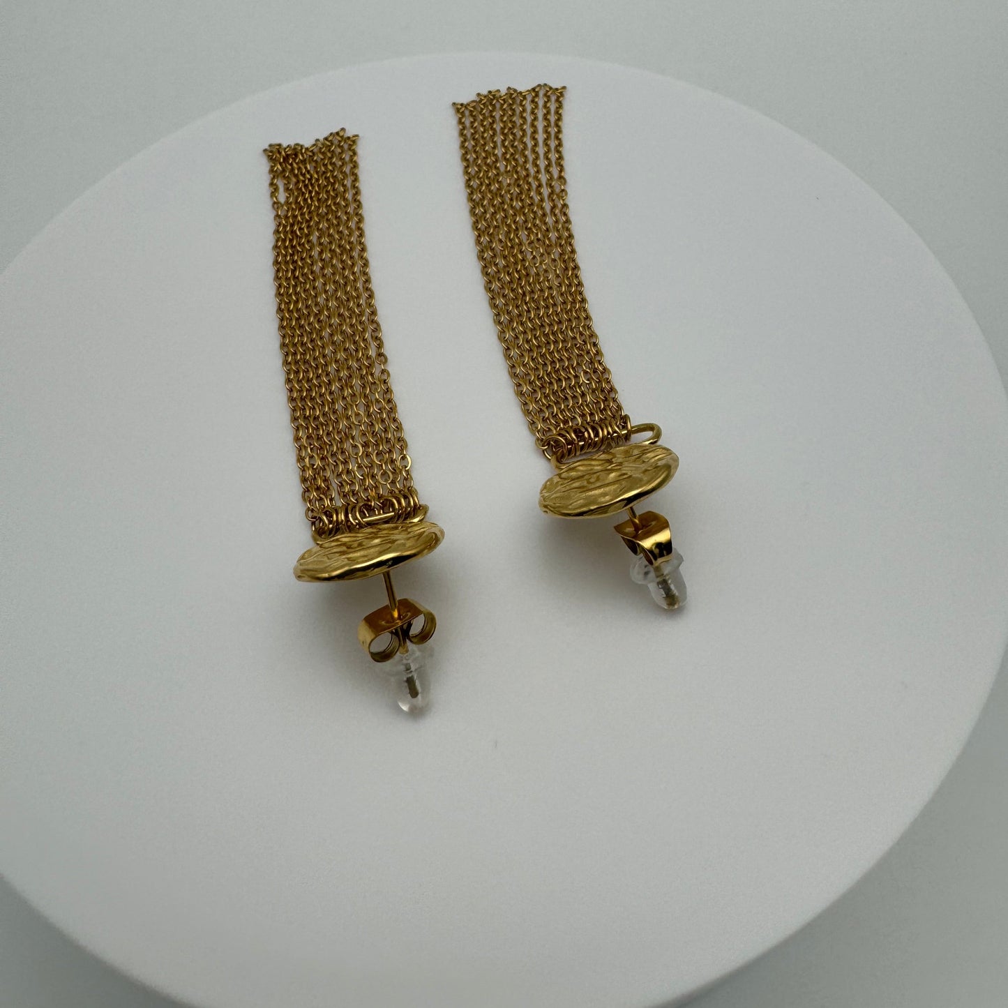 Scarlet Non-Tarnish Gold Drop Earrings