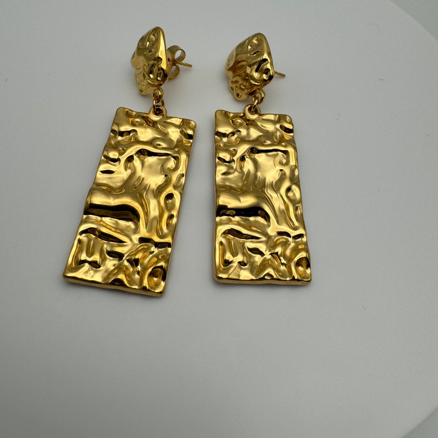 Angie Non-Tarnish Gold Drop Earrings