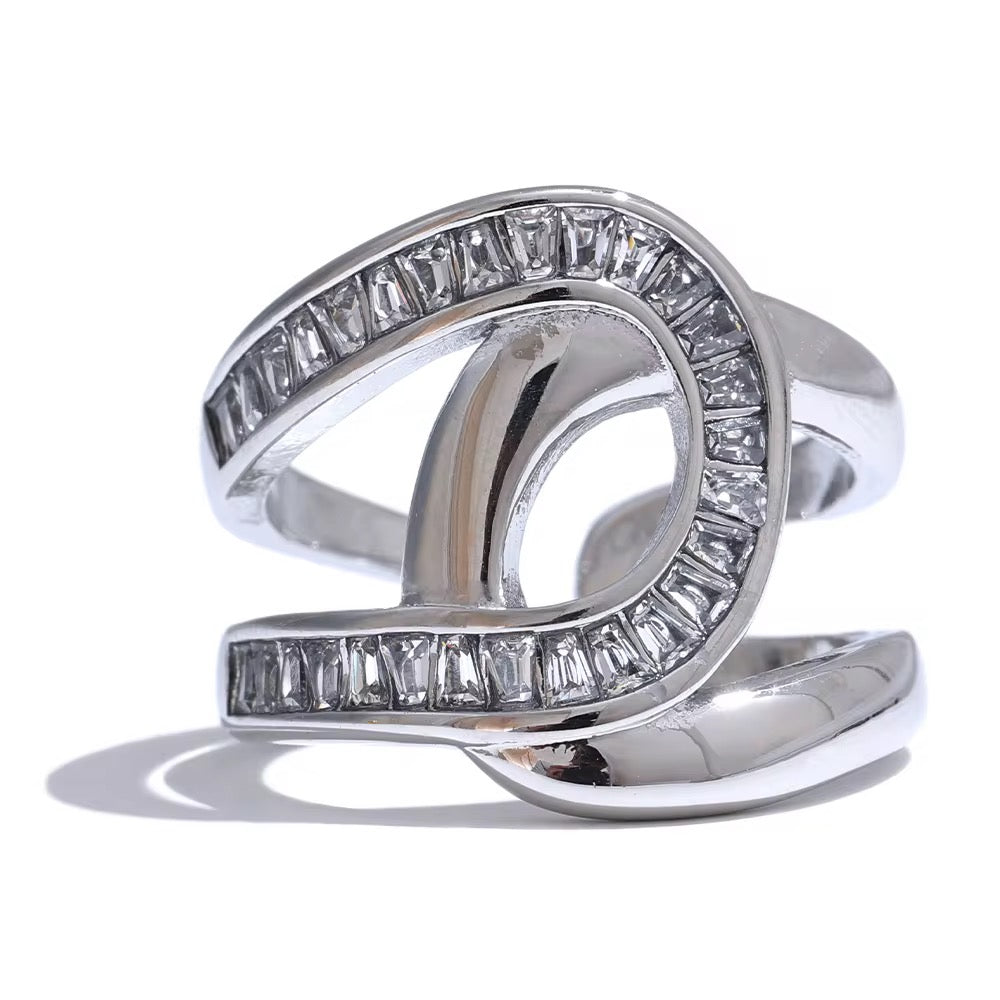 Raya Open Ring Waterproof Non-Tarnish and Hypoallergenic Resizable
