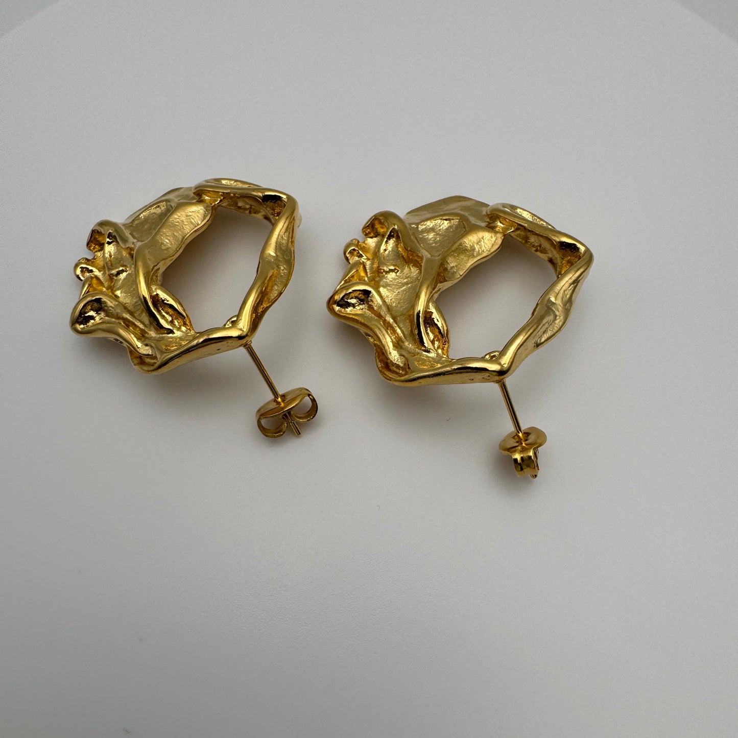 Aubrey Non-Tarnish Gold Drop Earrings