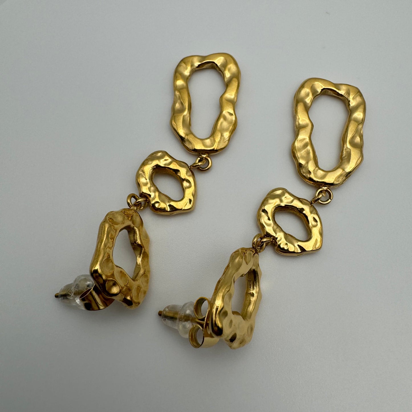 Madison Non-Tarnish Gold Drop Earrings