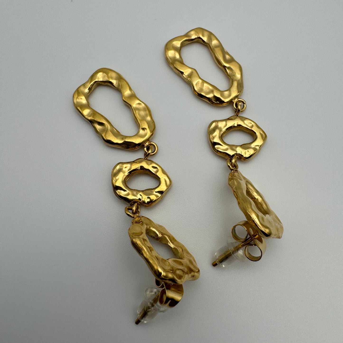 Madison Non-Tarnish Gold Drop Earrings