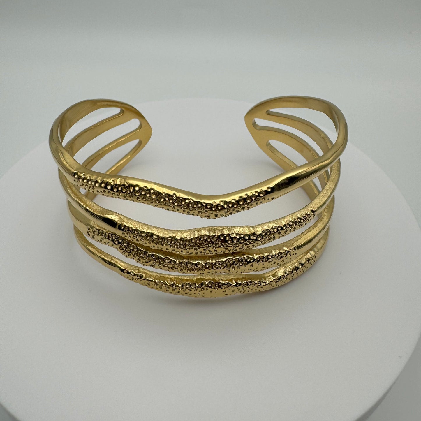 Celine Non-Tarnish Gold Bracelet