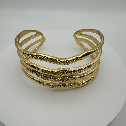 Celine Non-Tarnish Gold Bracelet Water-resistant Hypoallergenic