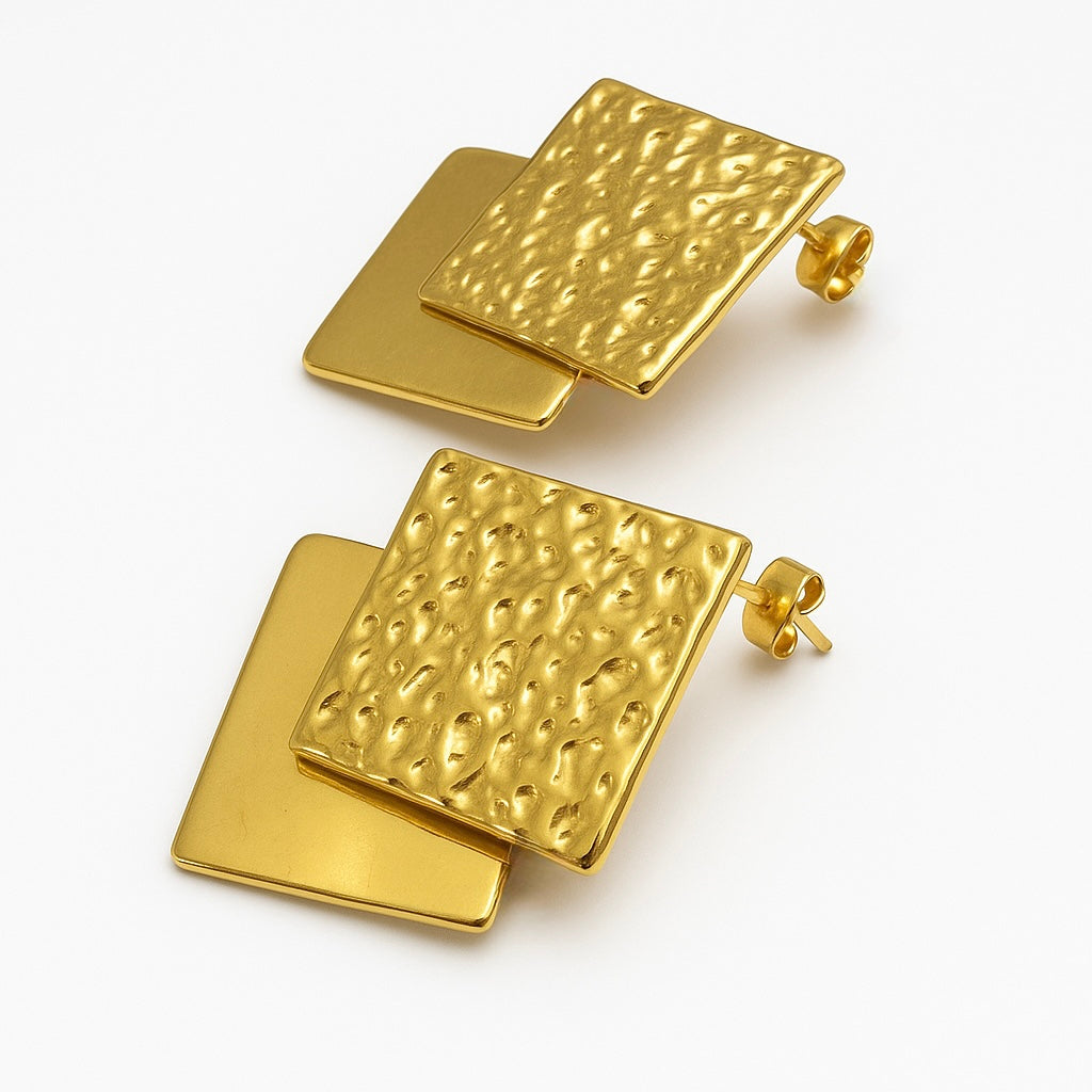 Dolly Studs Earrings Waterproof Non-Tarnish and Hypoallergenic