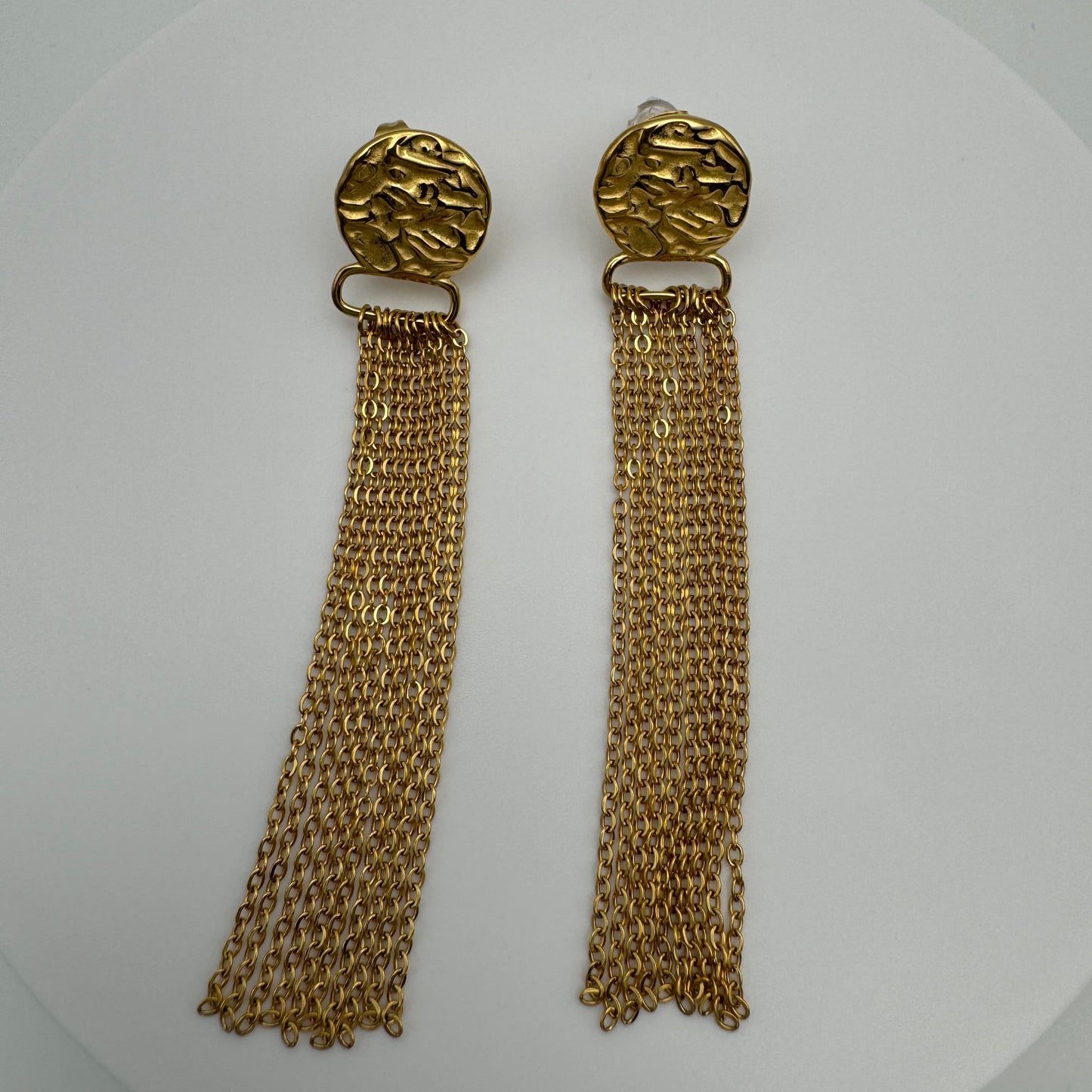 Scarlet Non-Tarnish Gold Drop Earrings