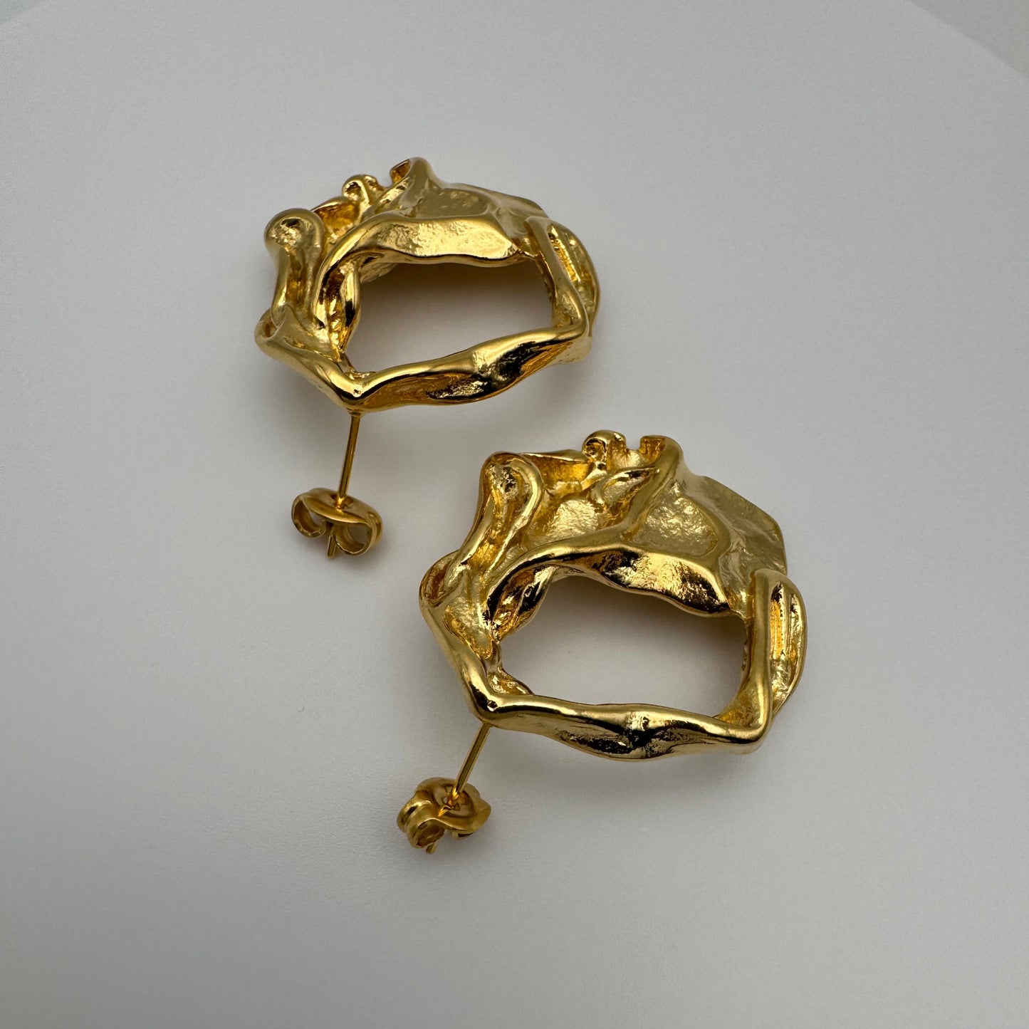 Aubrey Non-Tarnish Gold Drop Earrings