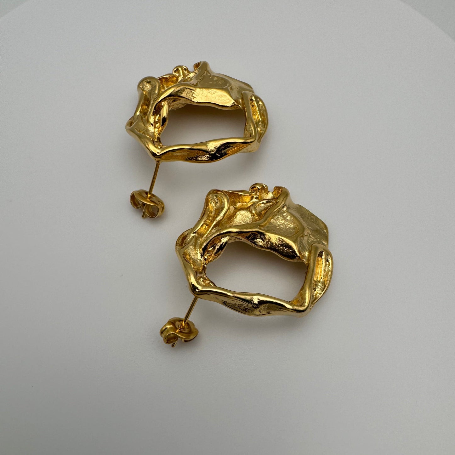 Aubrey Non-Tarnish Gold Drop Earrings