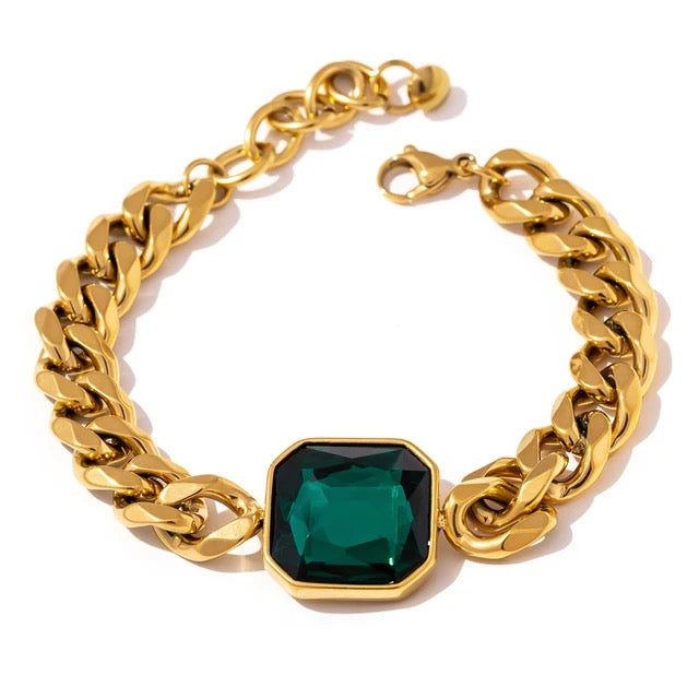 Brittany Non-Tarnish Gold Bracelet