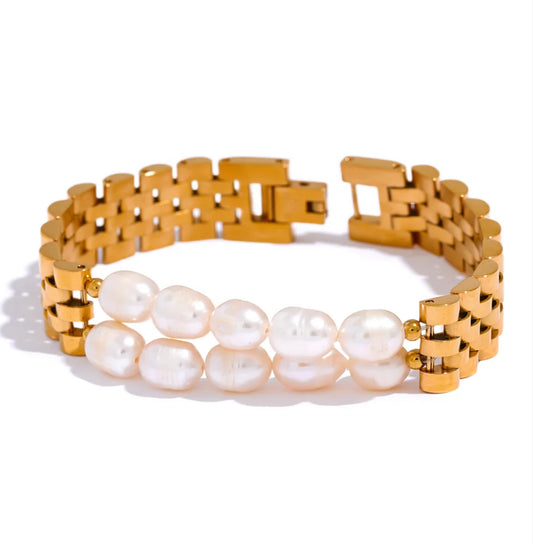 Daisy non-Tarnish Gold Bracelet