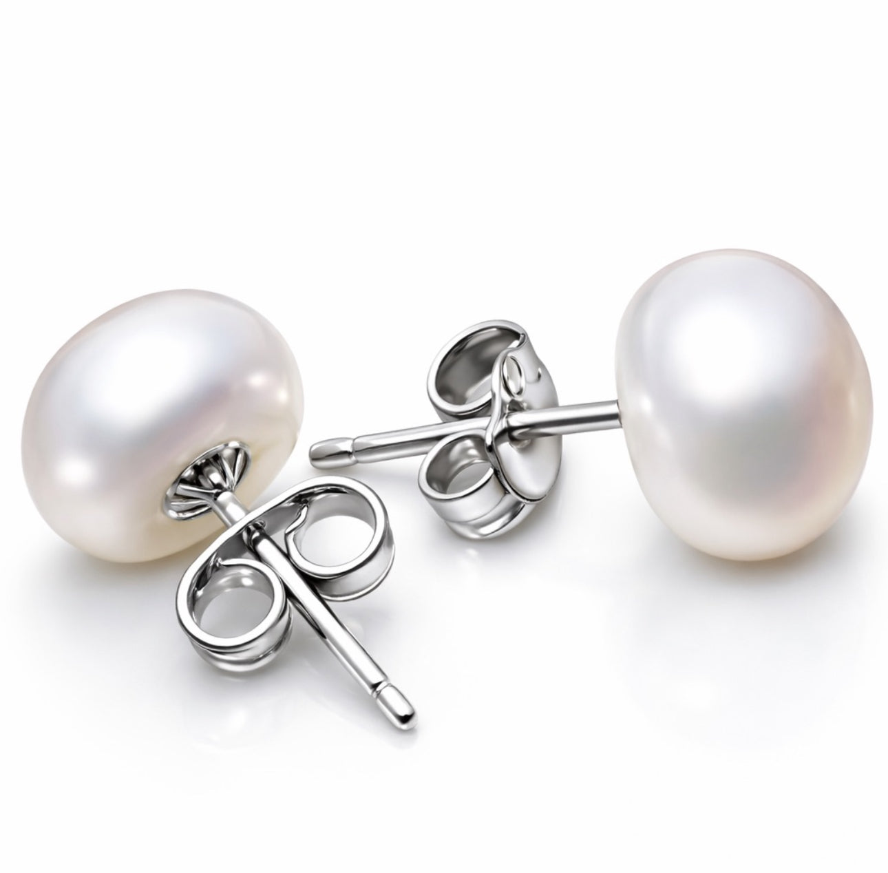 Blanche Classic Freshwater Pearl Set in Sterling Silver