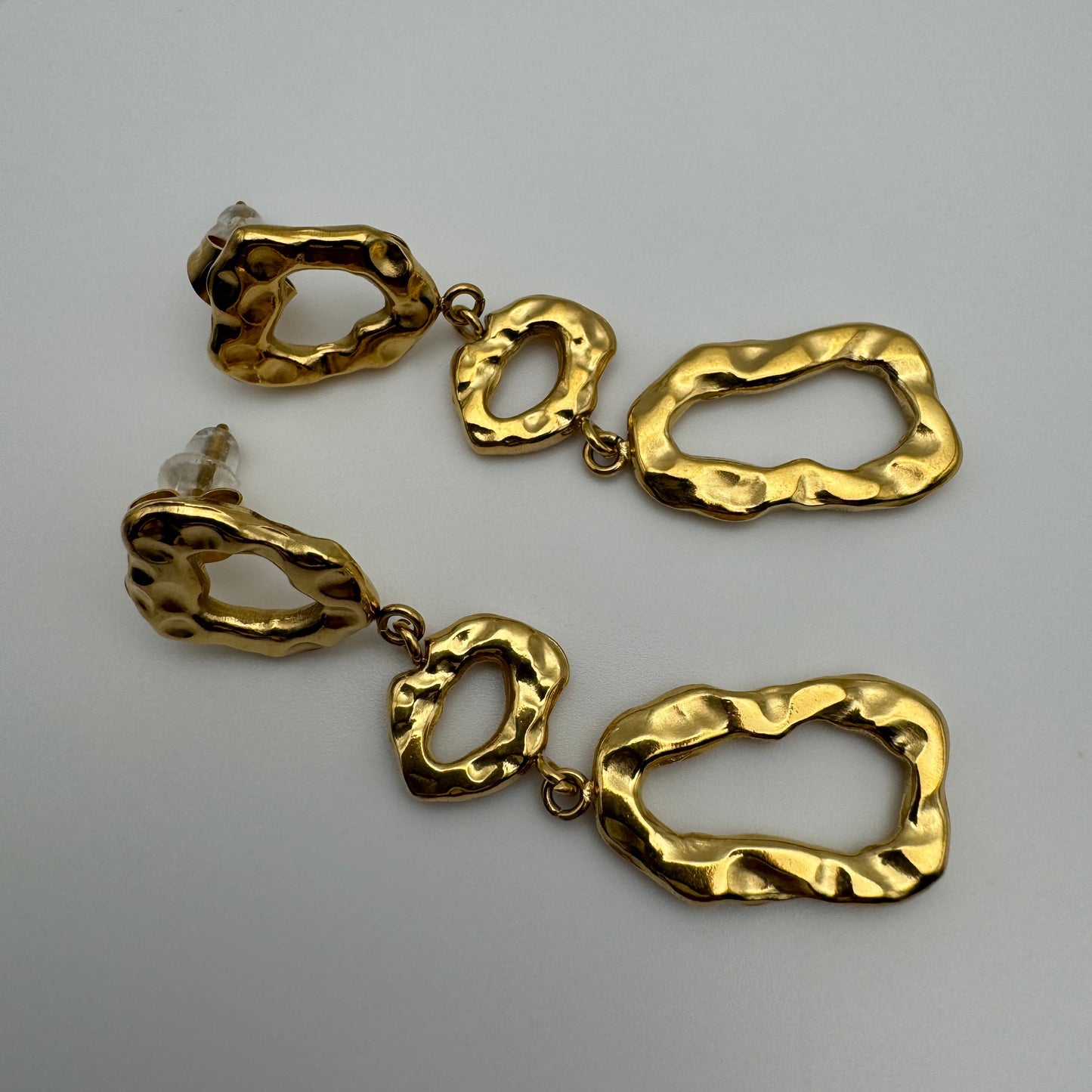 Madison Non-Tarnish Gold Drop Earrings