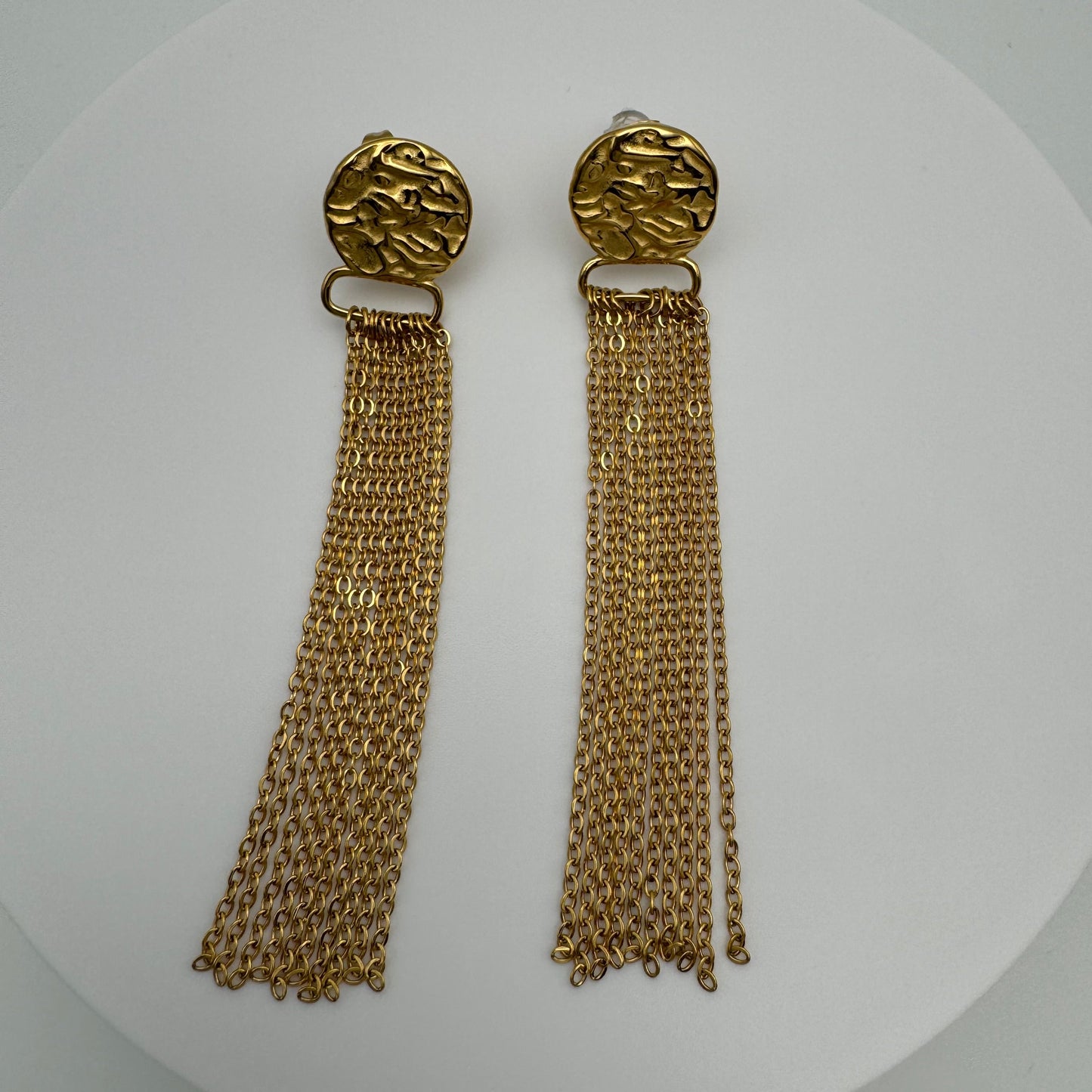 Scarlet Non-Tarnish Gold Drop Earrings