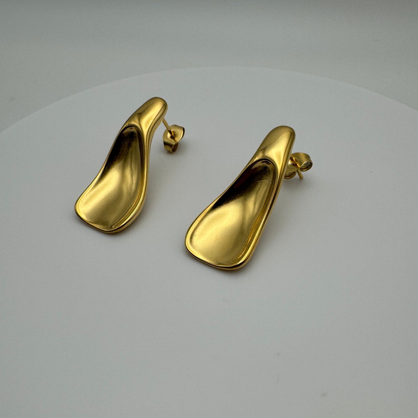 Maria Non-Tarnish Gold Drop Earrings