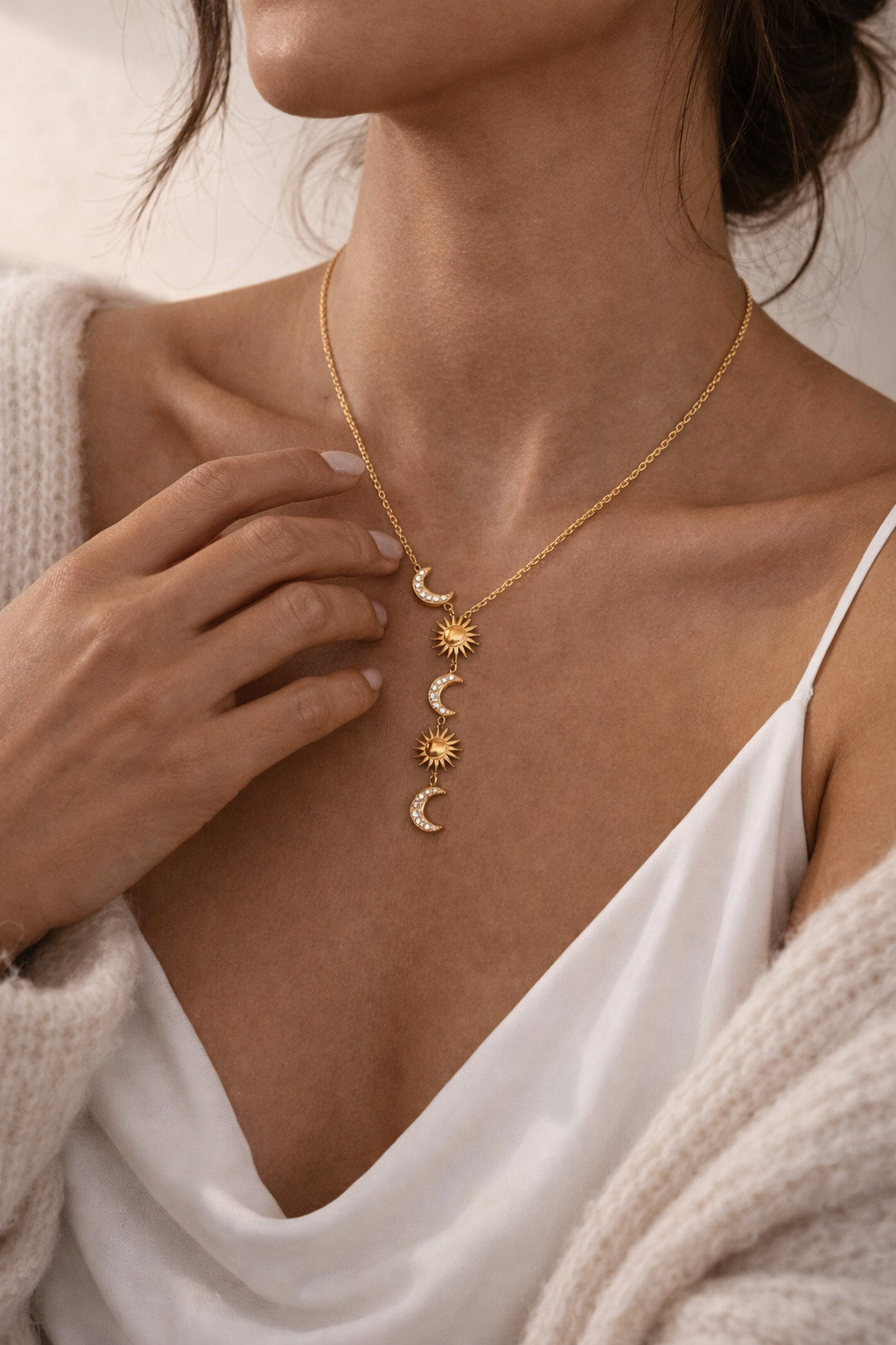The Astra Sun & Moon Necklace