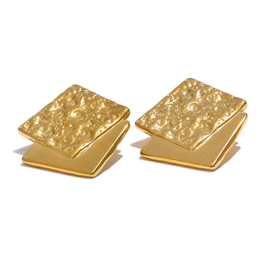 Dolly Non-Tarnish Gold Drop Earrings