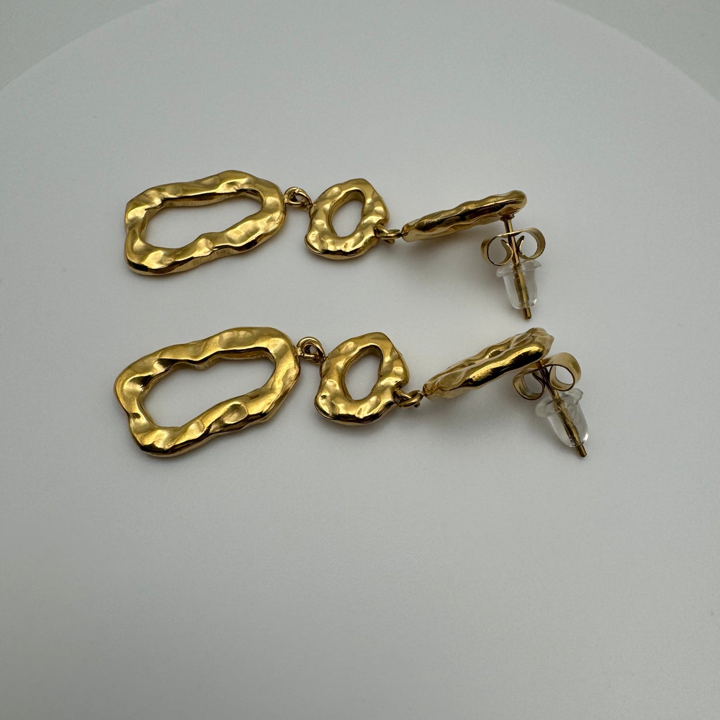 Madison Non-Tarnish Gold Drop Earrings