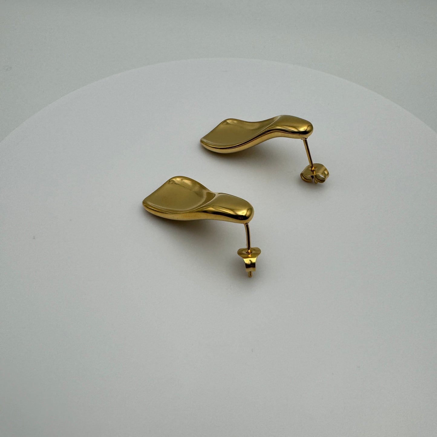 Maria Non-Tarnish Gold Drop Earrings