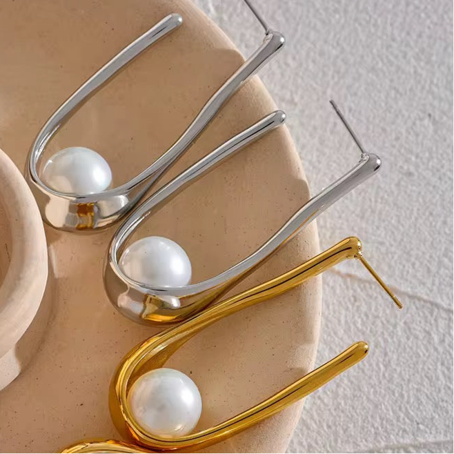 Noora Drop Earrings Waterproof Non-Tarnish and Hypoallergenic
