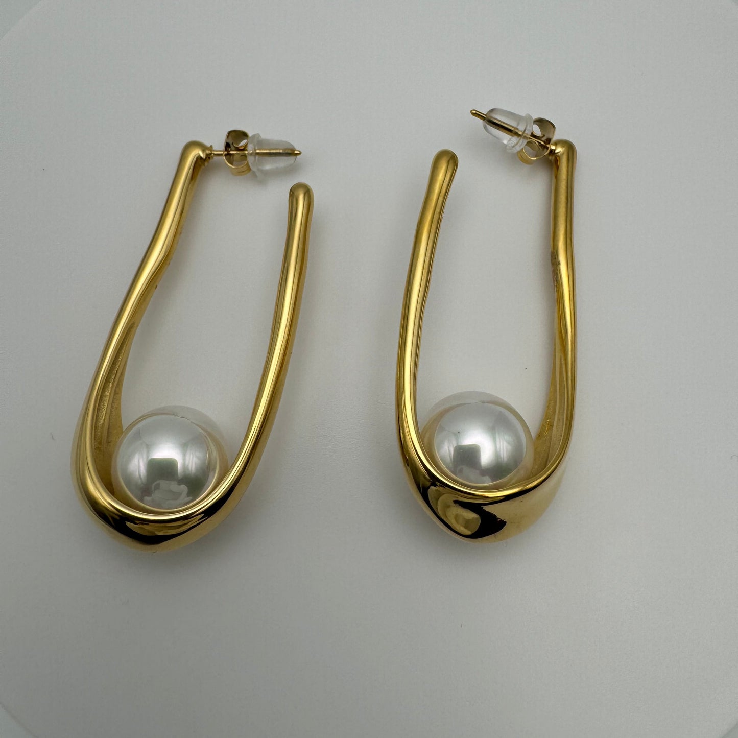 Noora non-Tarnish Gold Drop Earrings