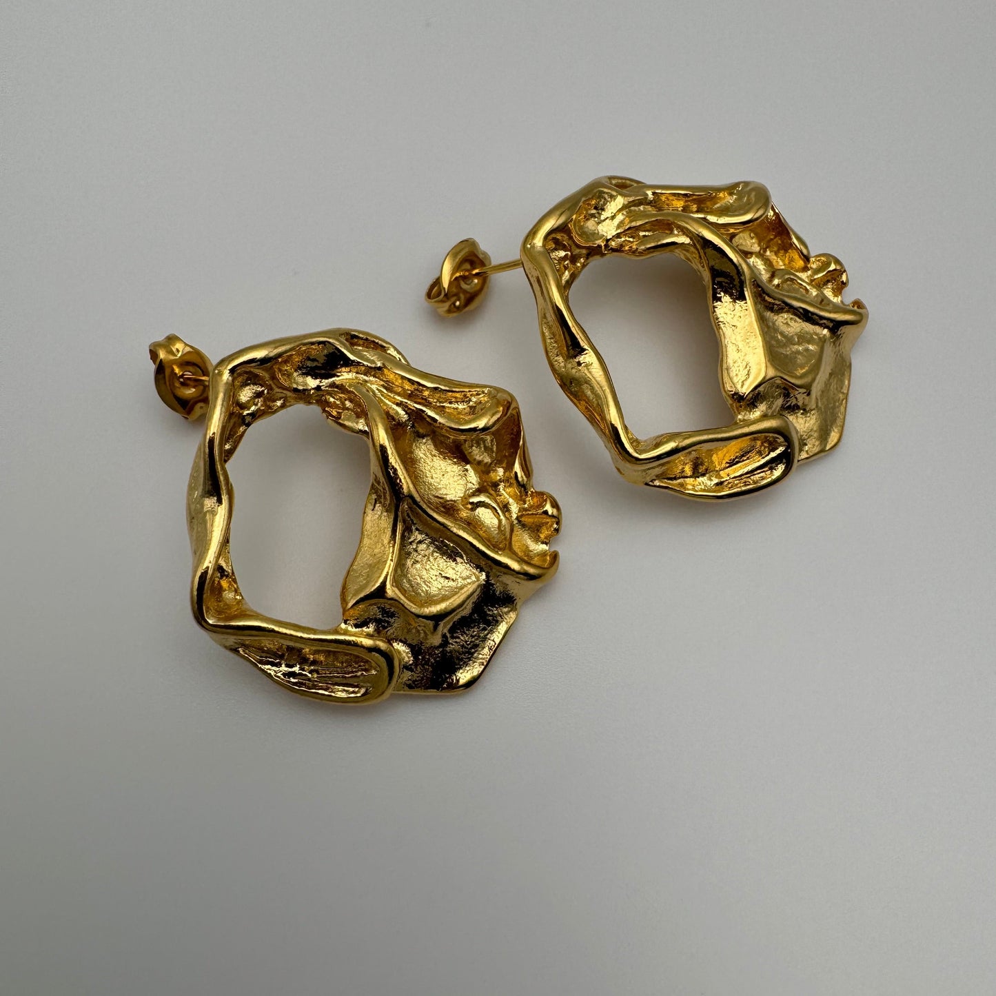 Aubrey Non-Tarnish Gold Drop Earrings