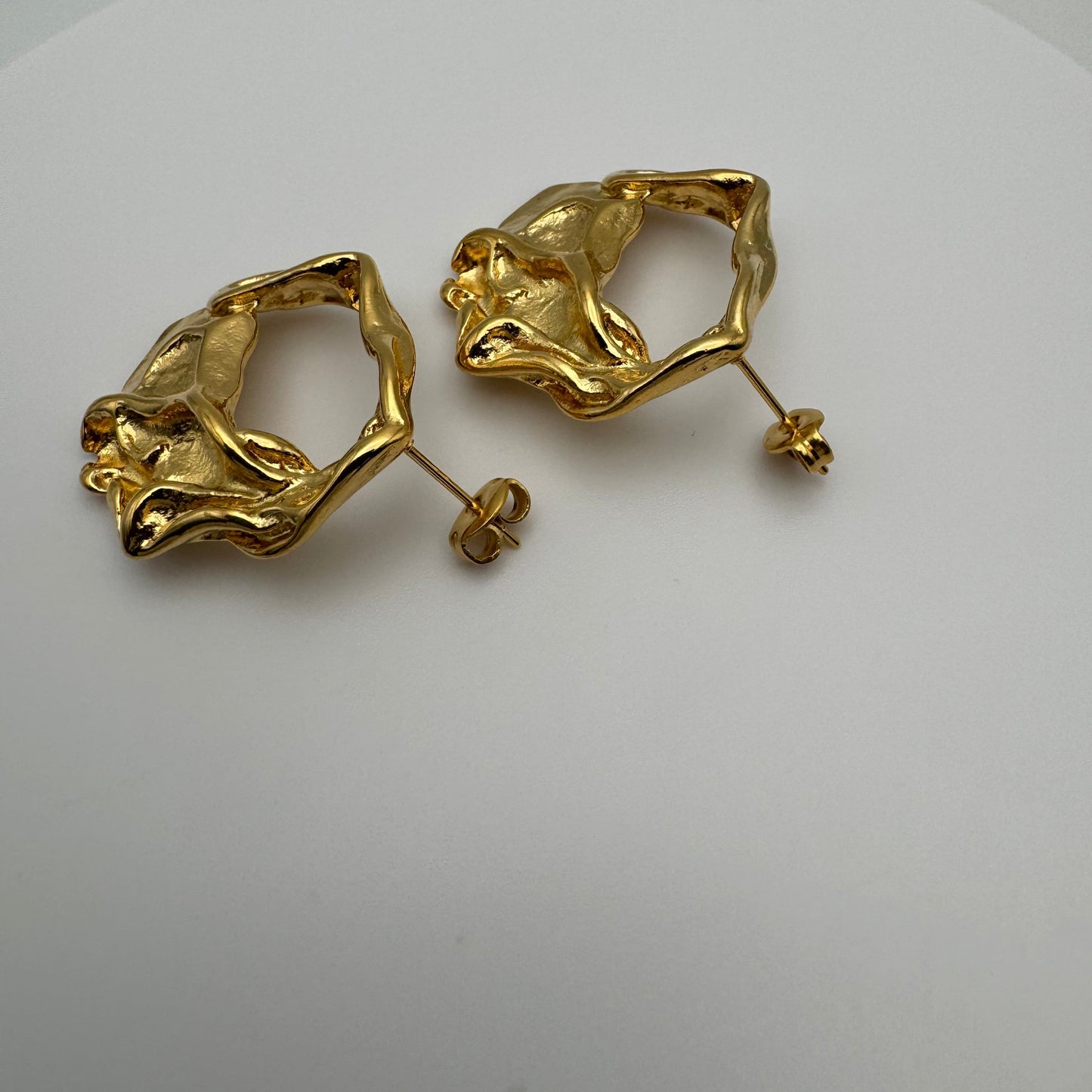 Aubrey Non-Tarnish Gold Drop Earrings