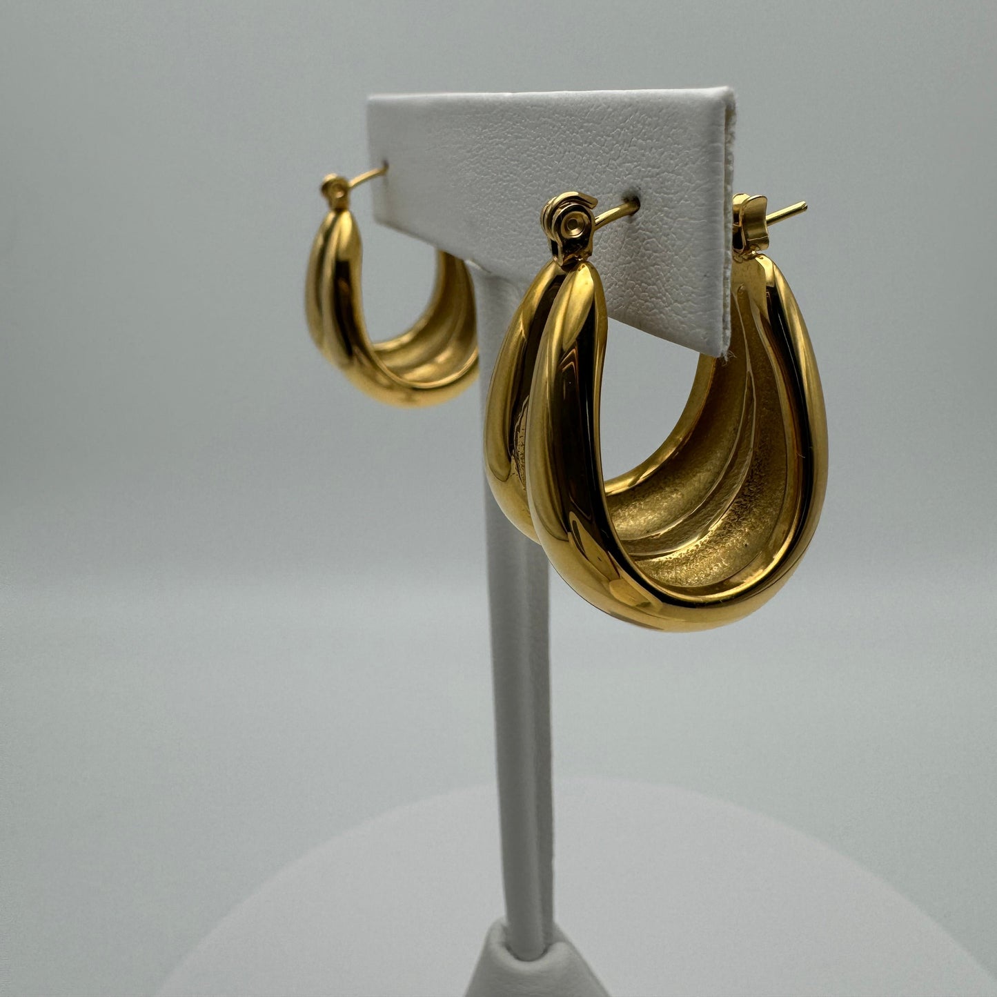 Julia Non-Tarnish Gold Drop Earrings