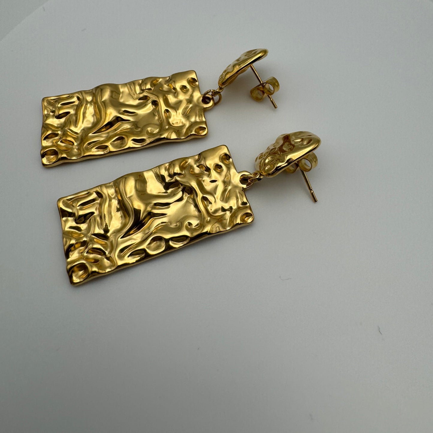 Angie Non-Tarnish Gold Drop Earrings